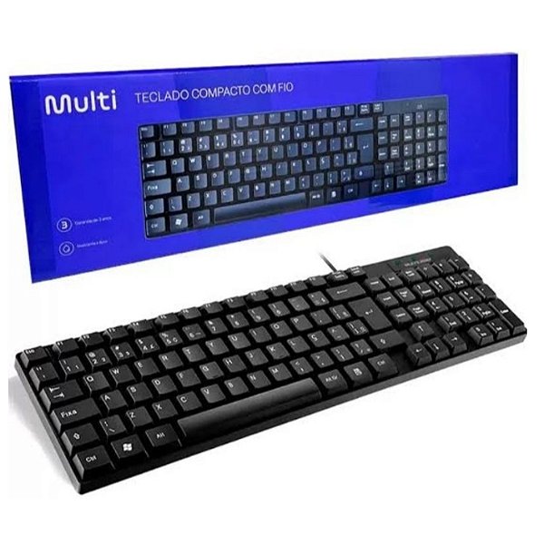 TECLADO COM FIO USB - MULTI