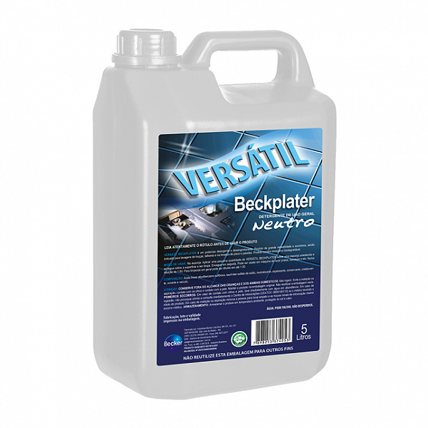 DETERGENTE VERSATIL NEUTRO BECKPLATER 5L (PA1933) - BECKER