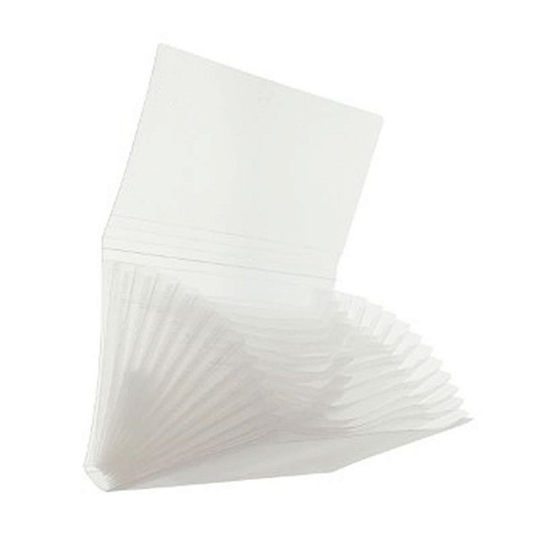 PASTA SANFONADA CRISTAL P/ A4 C/31 DIVISOES - POLIBRAS