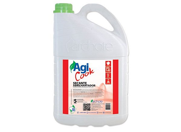 SECANTE ABRILHANTADOR P/ MAQUINA DE LAVAR LOUCA ARCHOTE 5LTS - AGICOOK