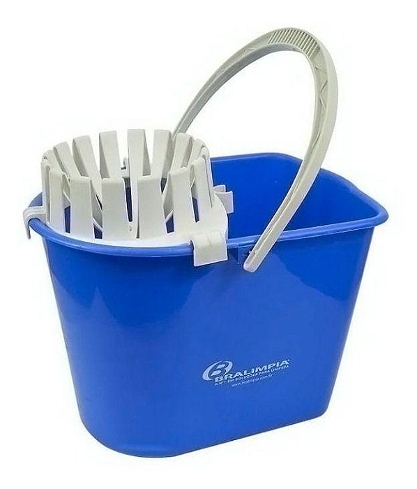 BALDE MOPINHO AZUL 12LTS - BRALIMPIA