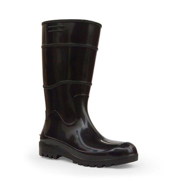 BOTA PVC PRETA CANO LONGO - TAM 35/36