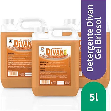 DETERGENTE DIVAN GEL PINHO 5LTS - BRIOSOL