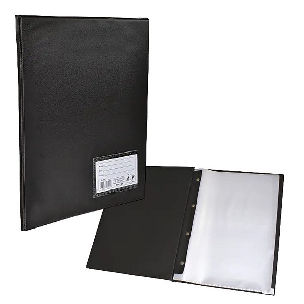 PASTA CATALOGO C/ VISOR 245MM X 335MM C/50FLS PLÁSTICAS - ACP