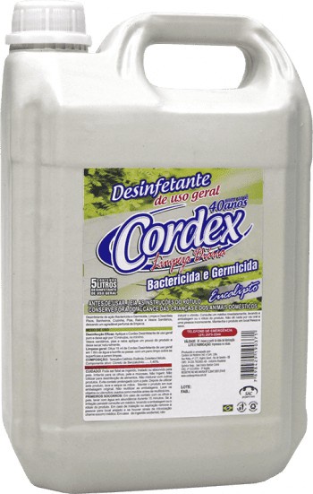 DESINFETANTE EUCALIPTO 5LTS - CORDEX
