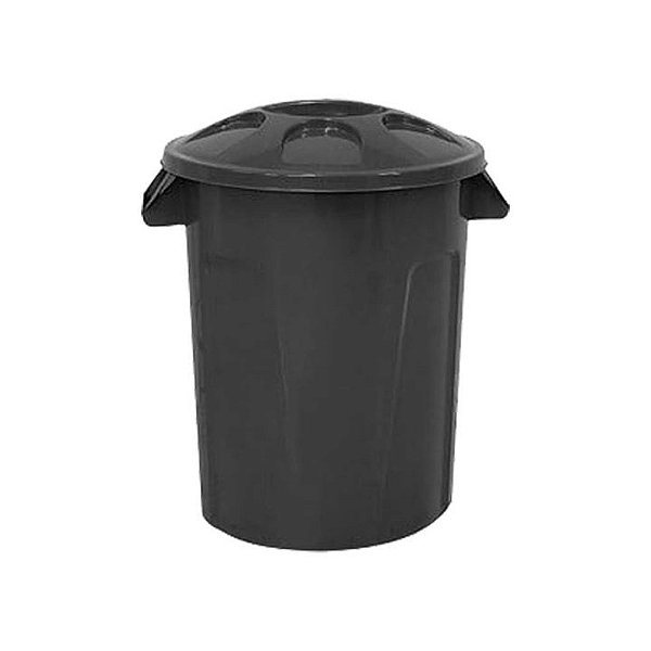 CESTO PARA LIXO PRETO 100LTS