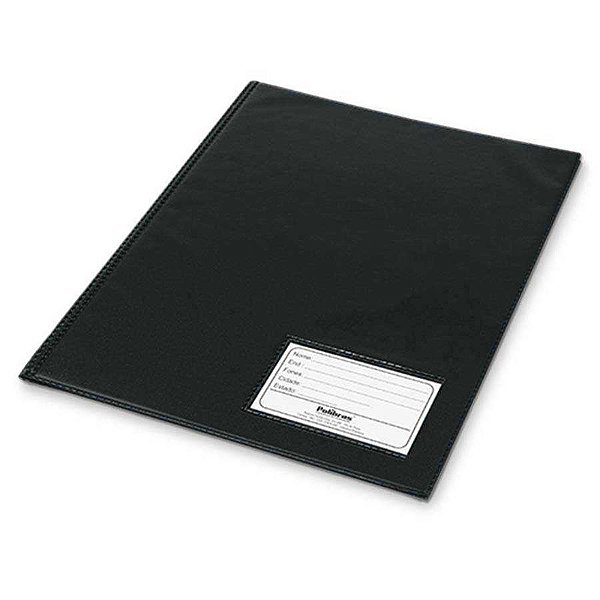 PASTA CATALOGO C/ VISOR 245MM X 335MM C/50FLS PLÁSTICAS - POLIBRAS