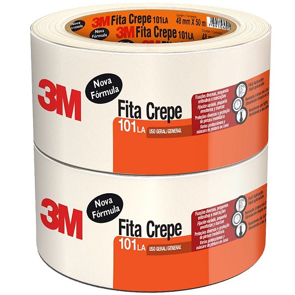FITA CREPE 48MM X 50MTS C/ 2 - 3M