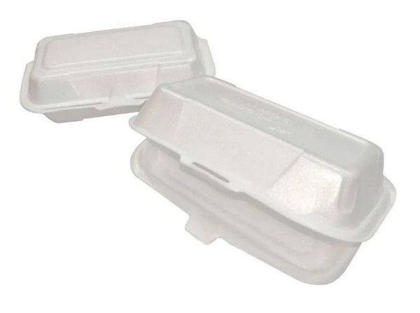 HAMBURGUEIRA ISOPOR 222X130X70 FD C/200 (BH-05) - BOM APETITE