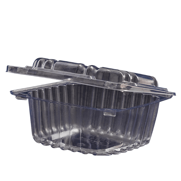 EMBALAGEM RETANGULAR CUMBUCA C/TAMPA ARTIC.135X132X62 CX C/200 - S80-C - SANPACK