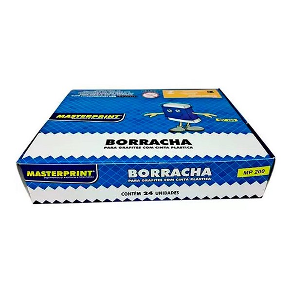 BORRACHA BRANCA C/CAPA - MASTERPRINT