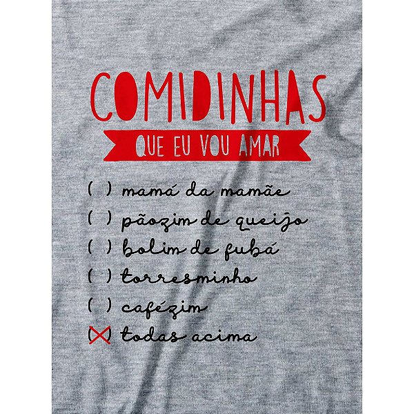 BODY COMIDINHAS