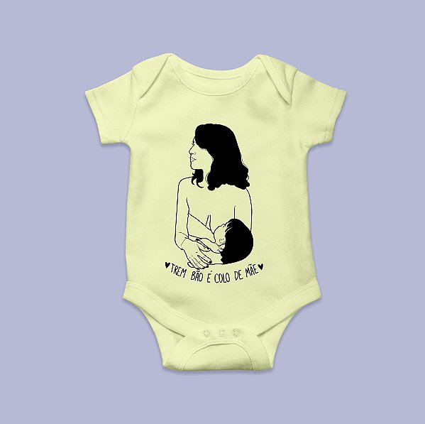 BODY AMOR DE MÃE - ESTAMPA PERSONALIZADA
