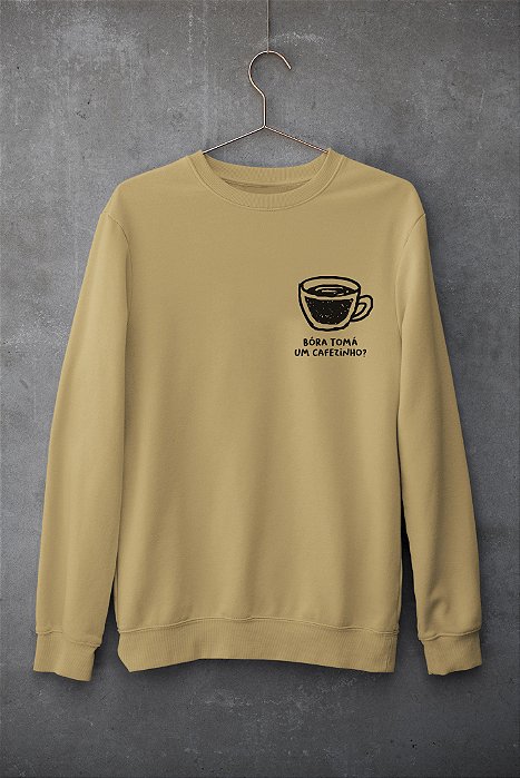 MOLETOM BLUSÃO BÓRA TOMÁ UM CAFEZINHO?