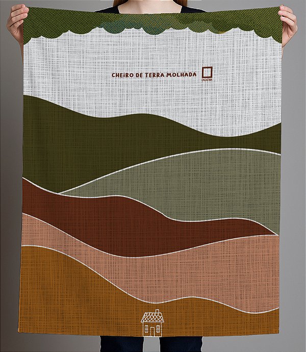 BANDEIRA CHEIRO DE TERRA MOLHADA