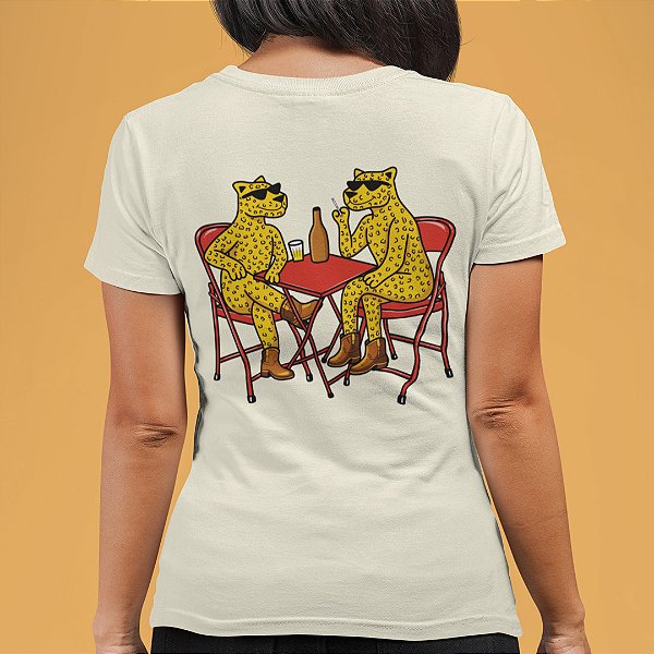 CAMISETA BAR DONA ONÇA 100% ALGODÃO