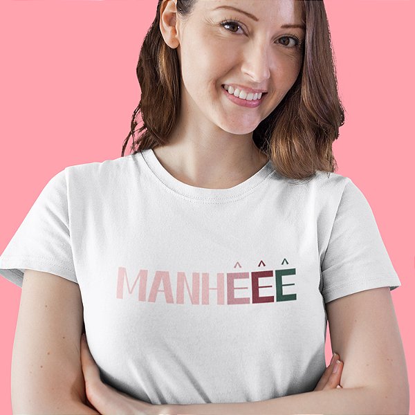 CAMISETA MANHÊ - 100% ALGODÃO