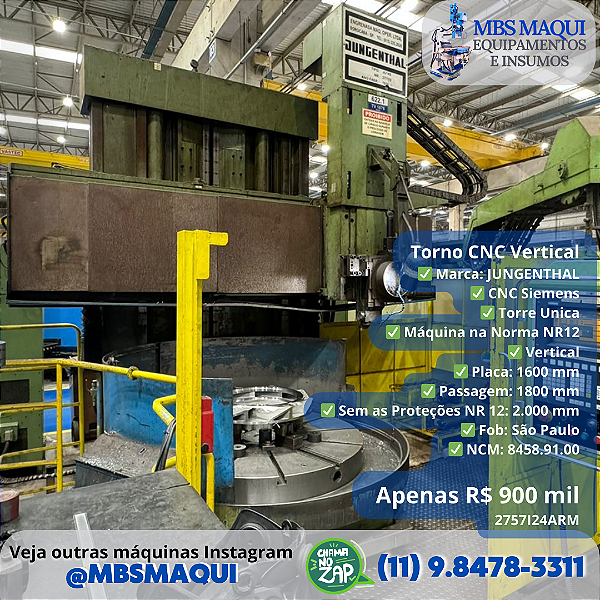 Torno CNC Vertical