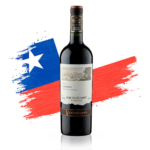 Vinho Alma de Los Andes Ventisquero Reserva Carménère 750ml