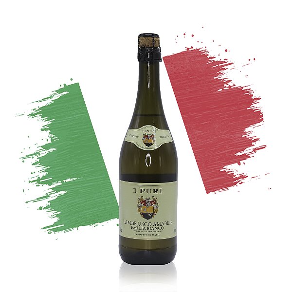 Vinho I Puri Lambrusco Bianco 750ml