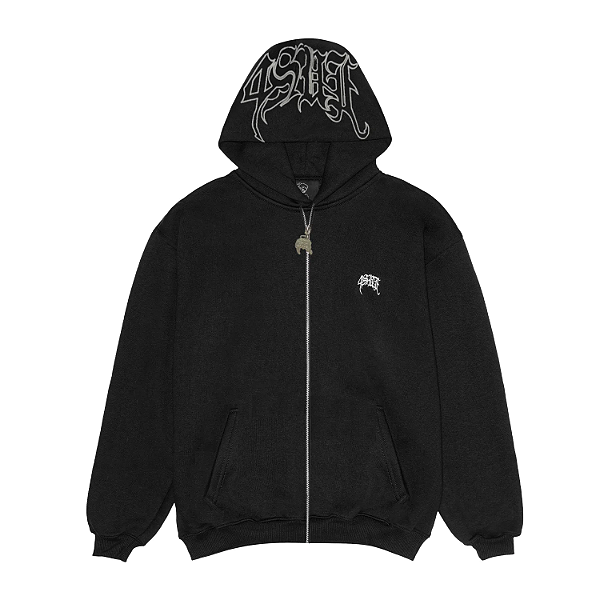 HOODIE 4SUF ZÍPER BLACK
