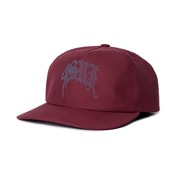 SIX PANEL 4SUF BURGUNDY/BLACK NAVY
