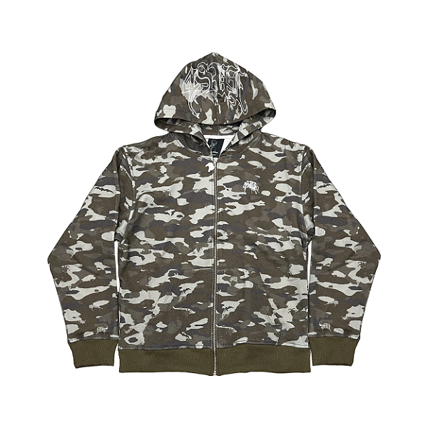 HOODIE ZÍPER CAMO 4SUF