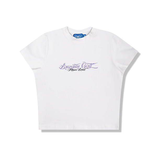 BRAZILIAN GIRLZ WHITE BABY TEE