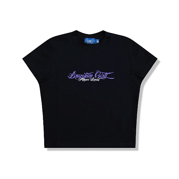 BRAZILIAN GIRLZ BLACK BABY TEE