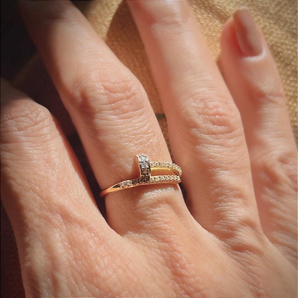 Anel Prego Ouro 18k