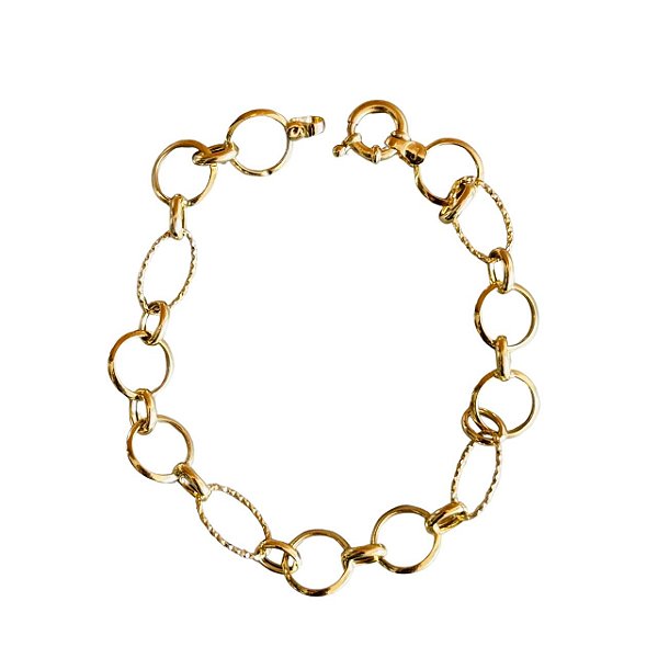Pulseira Cynthia Elo português Ouro 18k