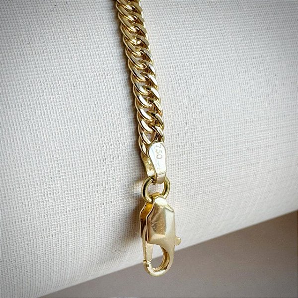 Pulseira Grumet Masculina Ouro 18k