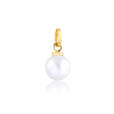 Pingente Pérola 6mm Ouro 18K