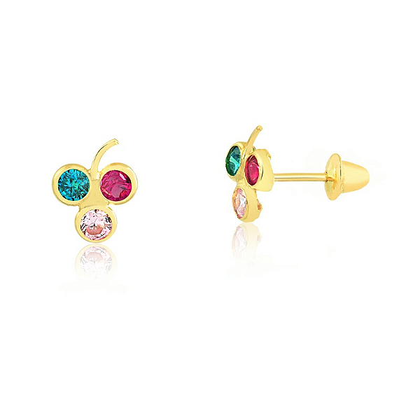 Brinco Loop Ouro 18 k