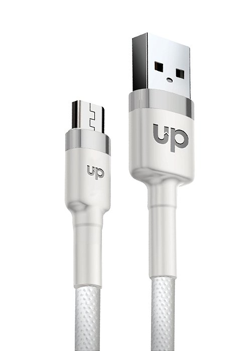Cabo Micro USB / USB - Branco