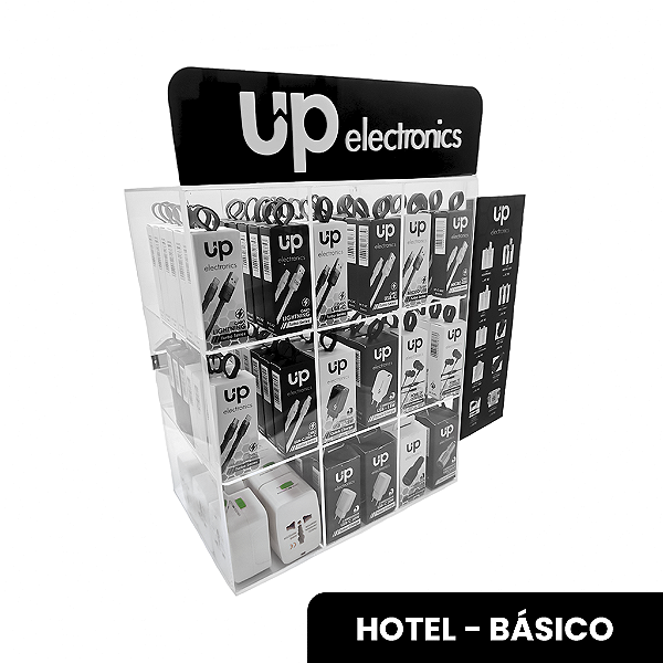 Kit Display Básico Hotel 60 Peças UP Electronics