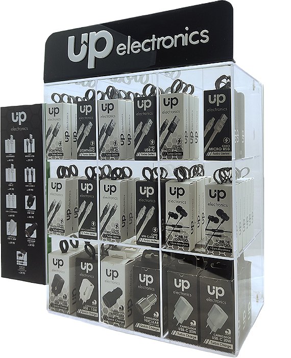 Kit Display Destaque Loja - Acessórios de celular - 78 peças