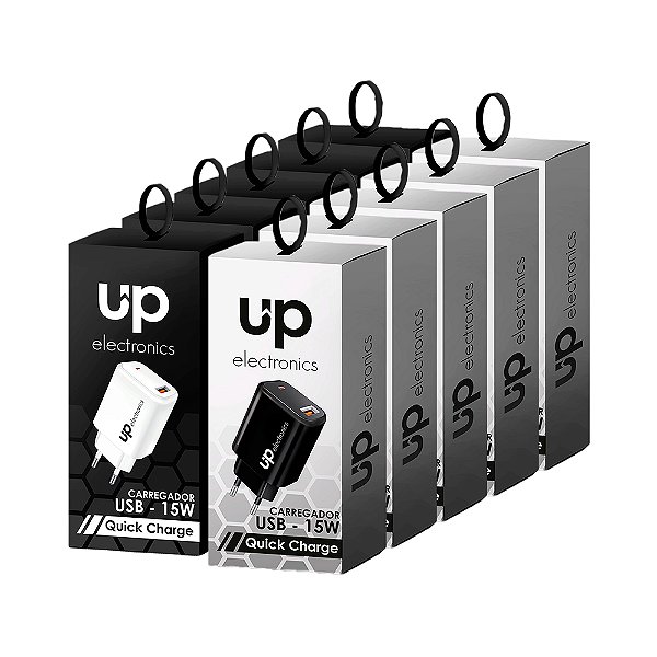 Kit 10 Carregadores Tomada USB - Atacado