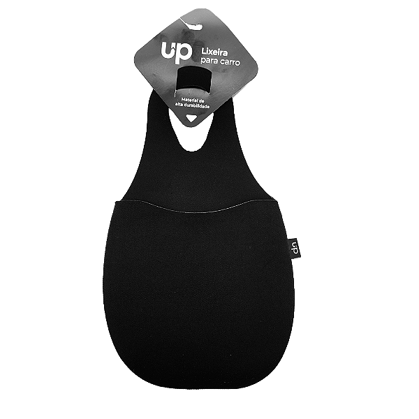 Lixeira para Carro Neoprene Preta UP Electronics