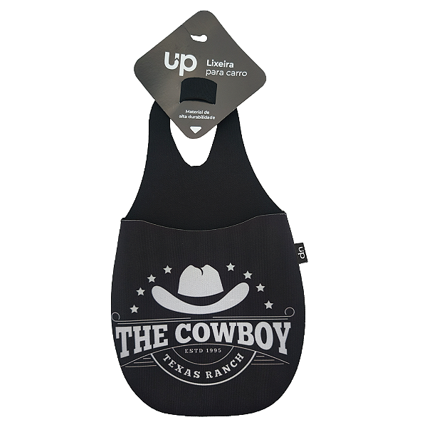 Lixeira para Carro Neoprene The Cowboy UP Electronics