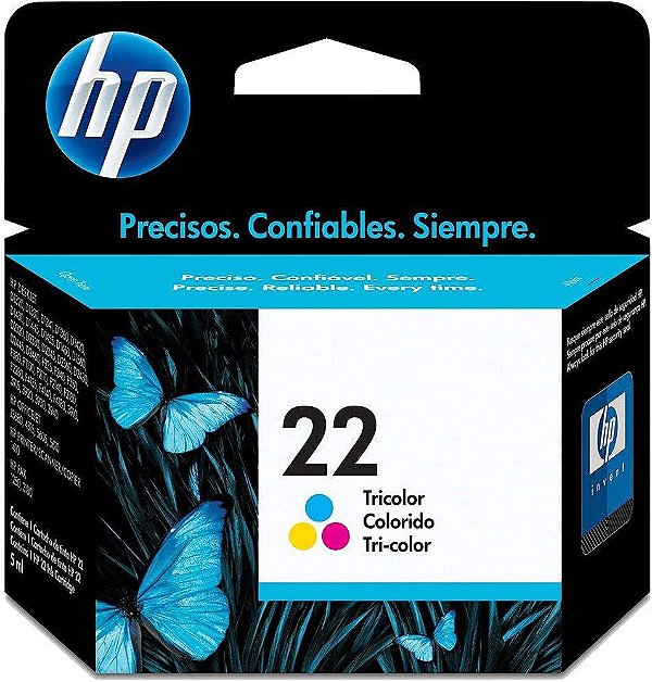 Cartucho HP 22 Colorido Original (C9352AB)