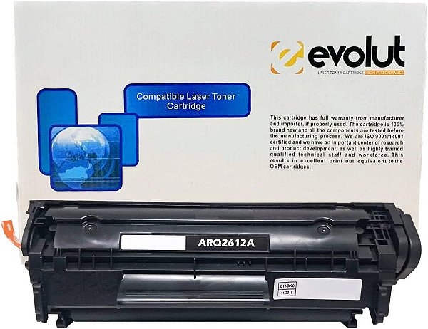 CARTUCHO DE TONER COMPATIVEL HP Q2612A 2K EVOLUT