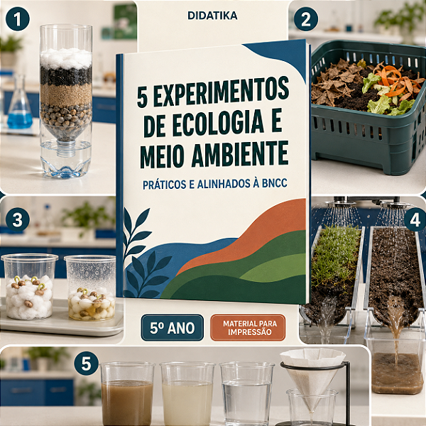 5 EXPERIMENTOS DE ECOLOGIA E MEIO AMBIENTE