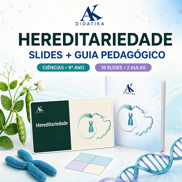 AULA EM SLIDES + GUIA PEDAGÓGICO – HEREDITARIEDADE | CIÊNCIAS – 9º ANO