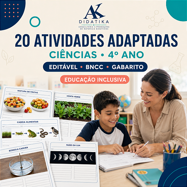 20 ATIVIDADES ADAPTADAS DE CIÊNCIAS – 4º ANO