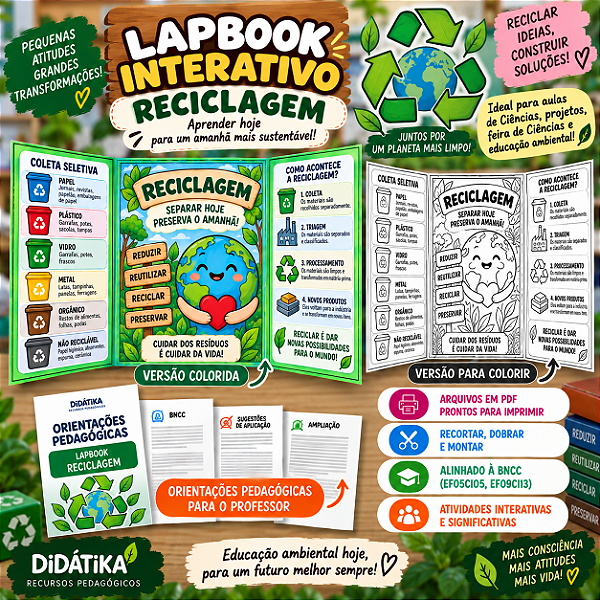 Lapbook Interativo – Reciclagem