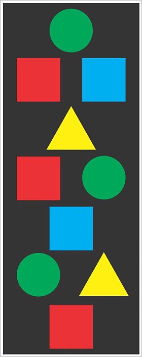 Tapete Amarelinha Infantil Educativo Formas Geométricas