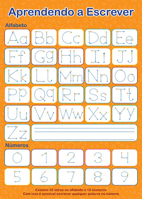 Banner Aprendendo a Escrever | Alfabetização Escolar