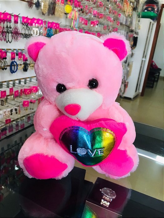 Urso fofo rosa