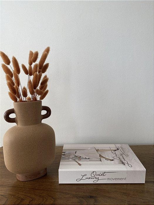 Livro Caixa QUIET LUXURY - Madeira 24x16x4cm